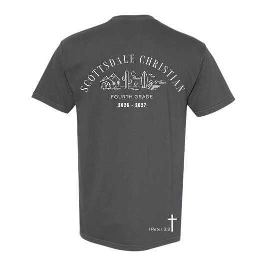 Scottsdale Christian Pepper Fourth Grade Tee